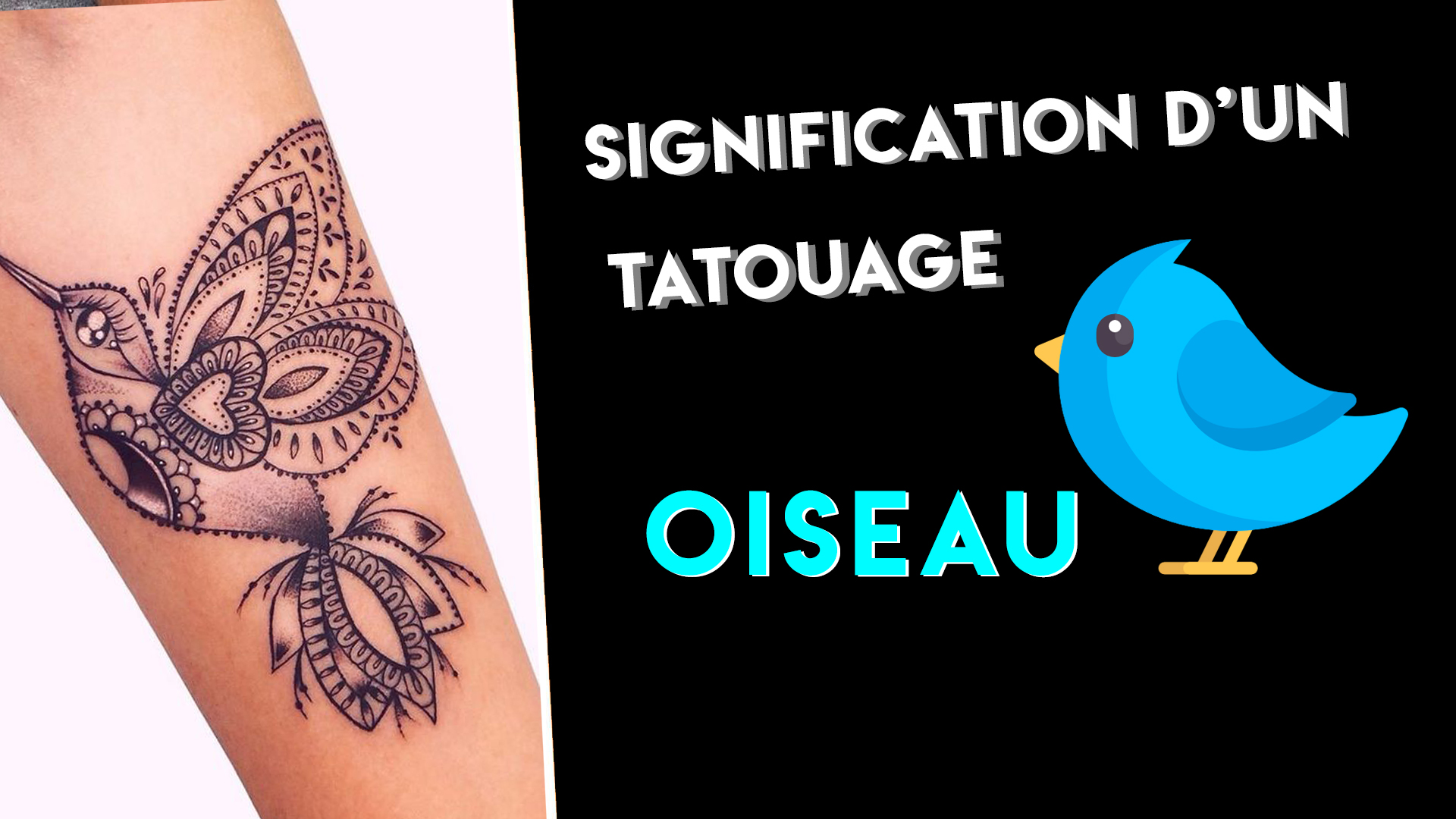 symbole tatouage oiseau
