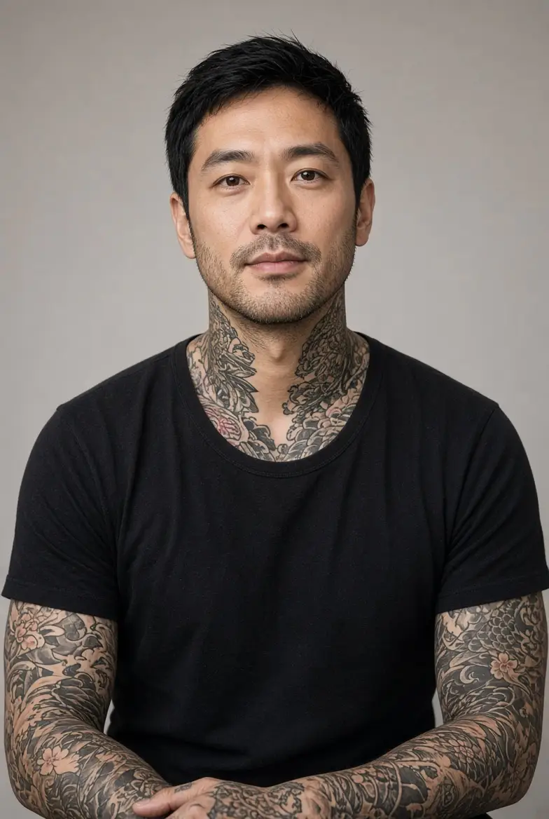 Curtis D. Lee, auteur et passionné de tatouages