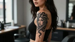 Image de l'article : Medusa : derrière ce tatouage, une symbolique puissante
