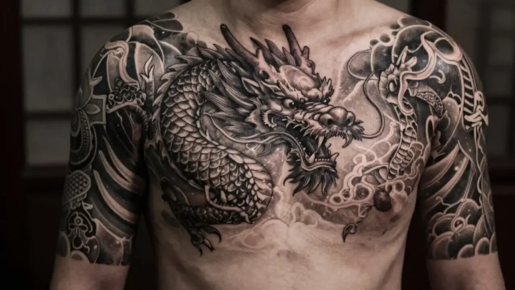 Image de l'article : Force et mystère: le tatouage de dragon est-il pour vous?