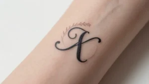 Image de l'article : Tatouage initiale : et si une seule lettre racontait tout ?