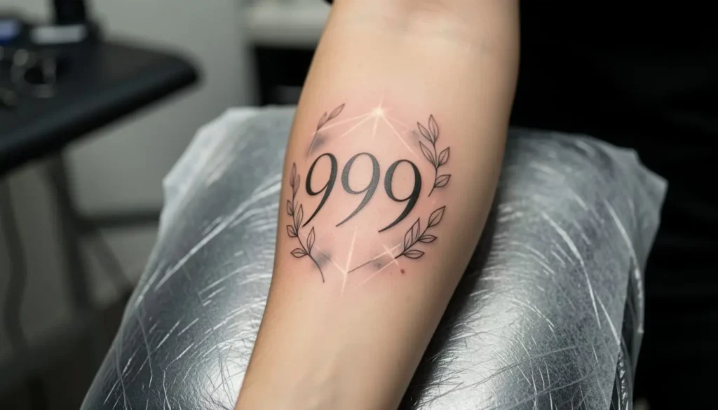Image de l'article : 999 tatoué : le symbole idéal pour tourner la page ?