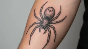 Image de l'article : Tatouage araignée : derrière ce motif, une symbolique surprenante