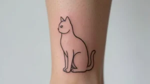 Image de l'article : Tatouage chat : indépendance, mystère ou porte-bonheur ?
