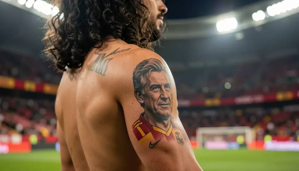 Image de l'article : Marc Cucurella : il s&rsquo;est fait tatouer Luis de la Fuente!