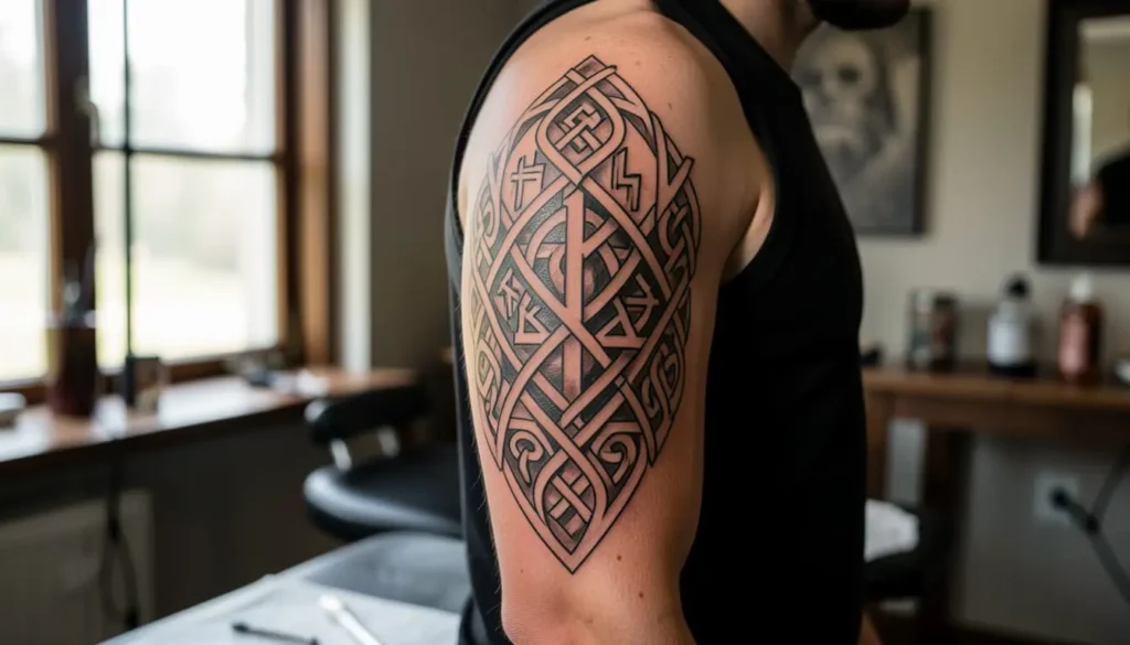 Image de l'article : Tatouage viking : connaissez-vous le sens de ces symboles ?