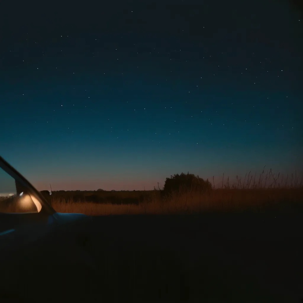 Ciel étoilé nocturne