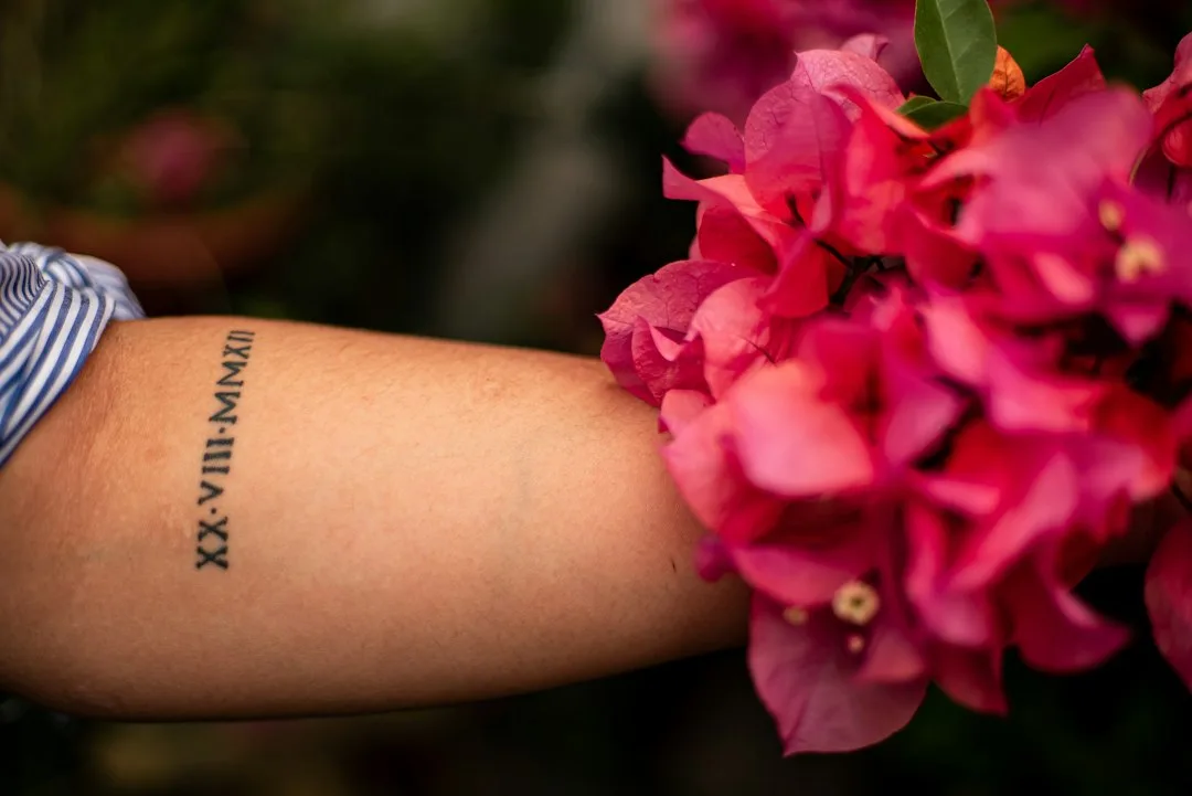 Tatouage du nombre angélique 444